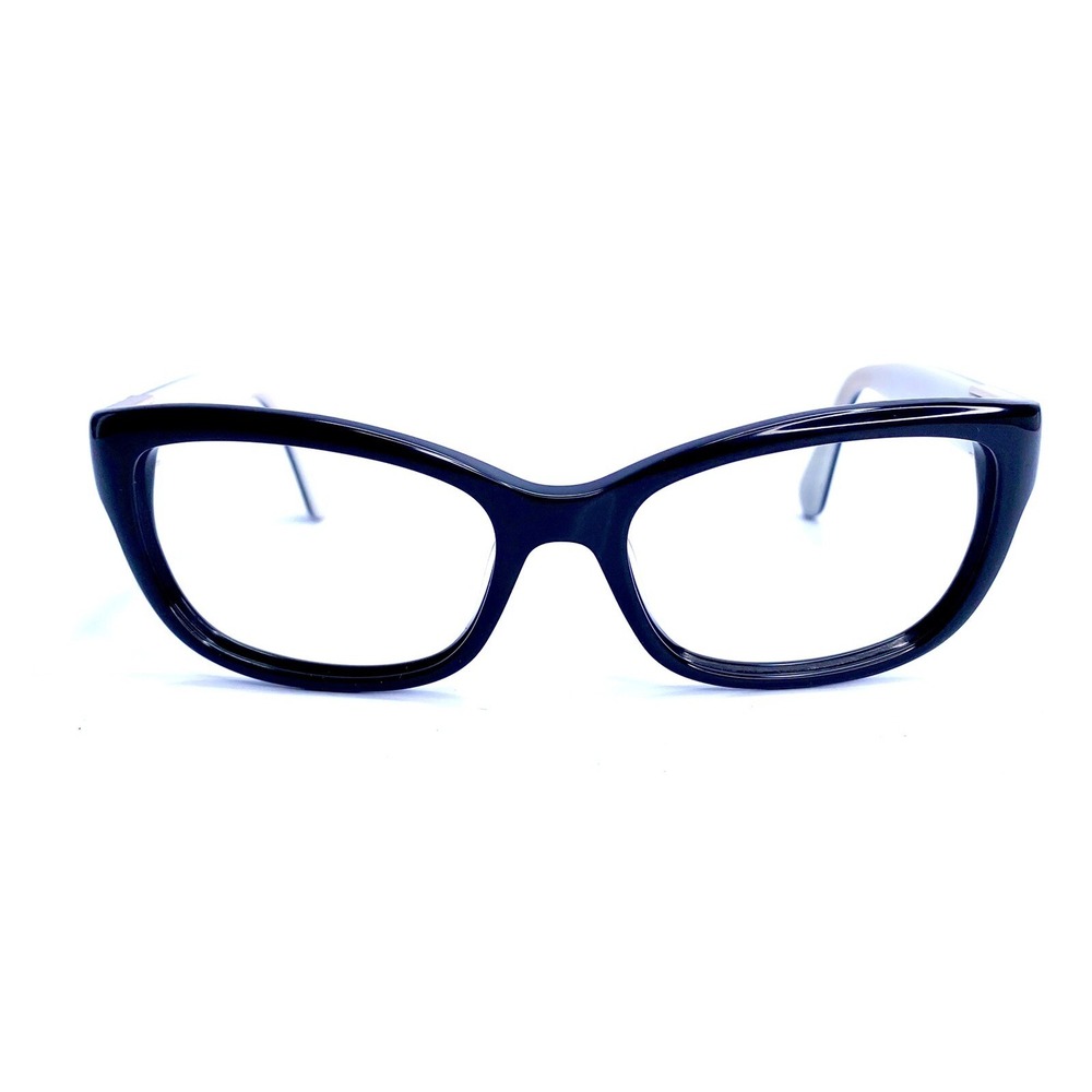 Kate Spade Black Cat Eye Eyeglasses White Inner Temples Marilee 9HTM9 53 17 140